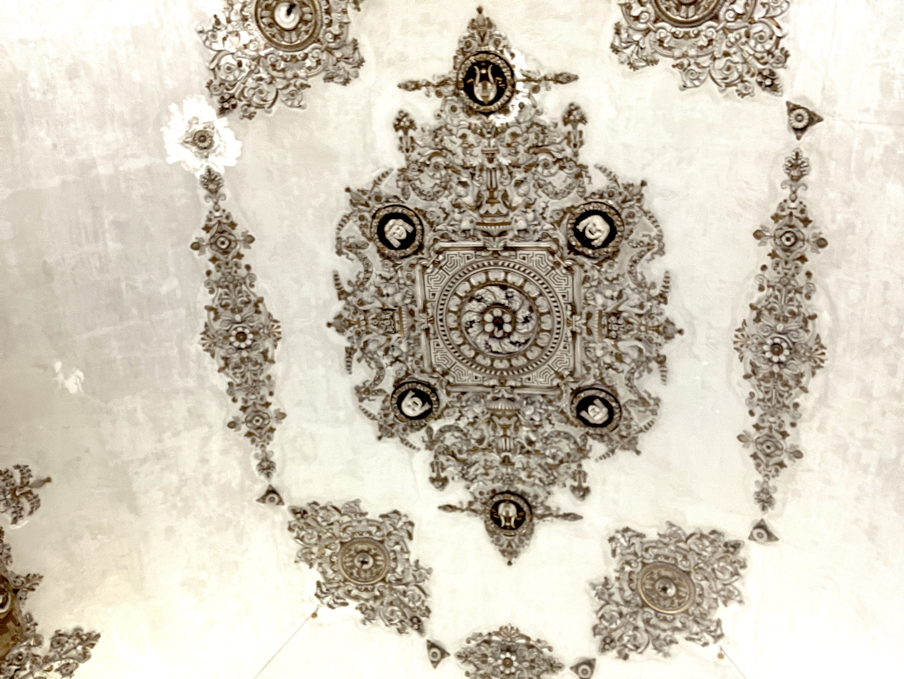 Soffitto Biblioteca Nazionale Napoli