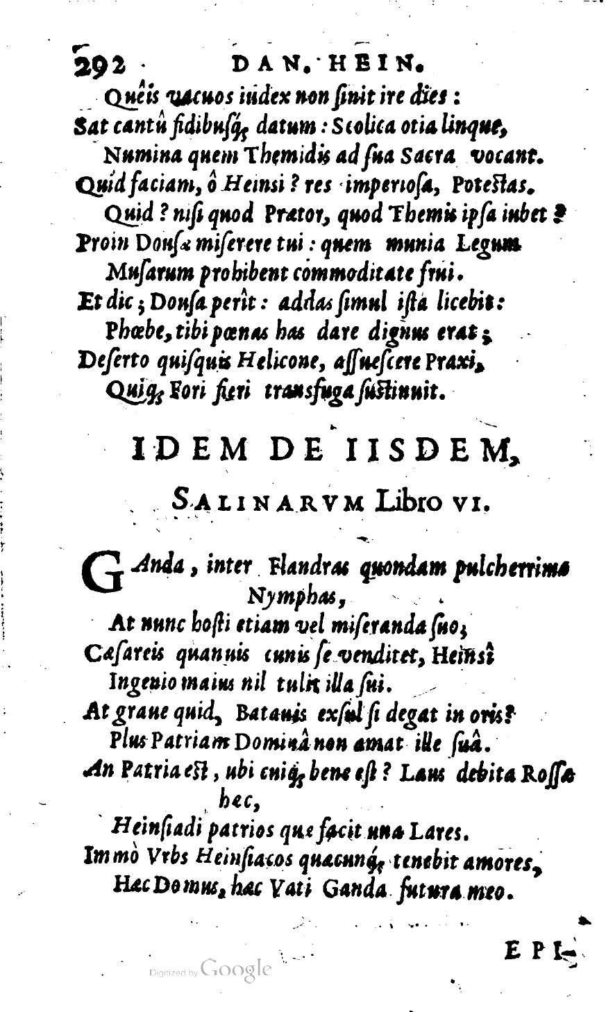 HeinsiusPoemata1603p292
